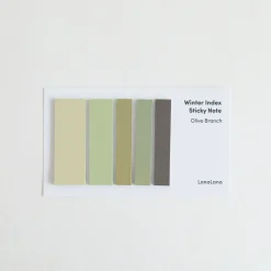 Winter Index Sticky Note