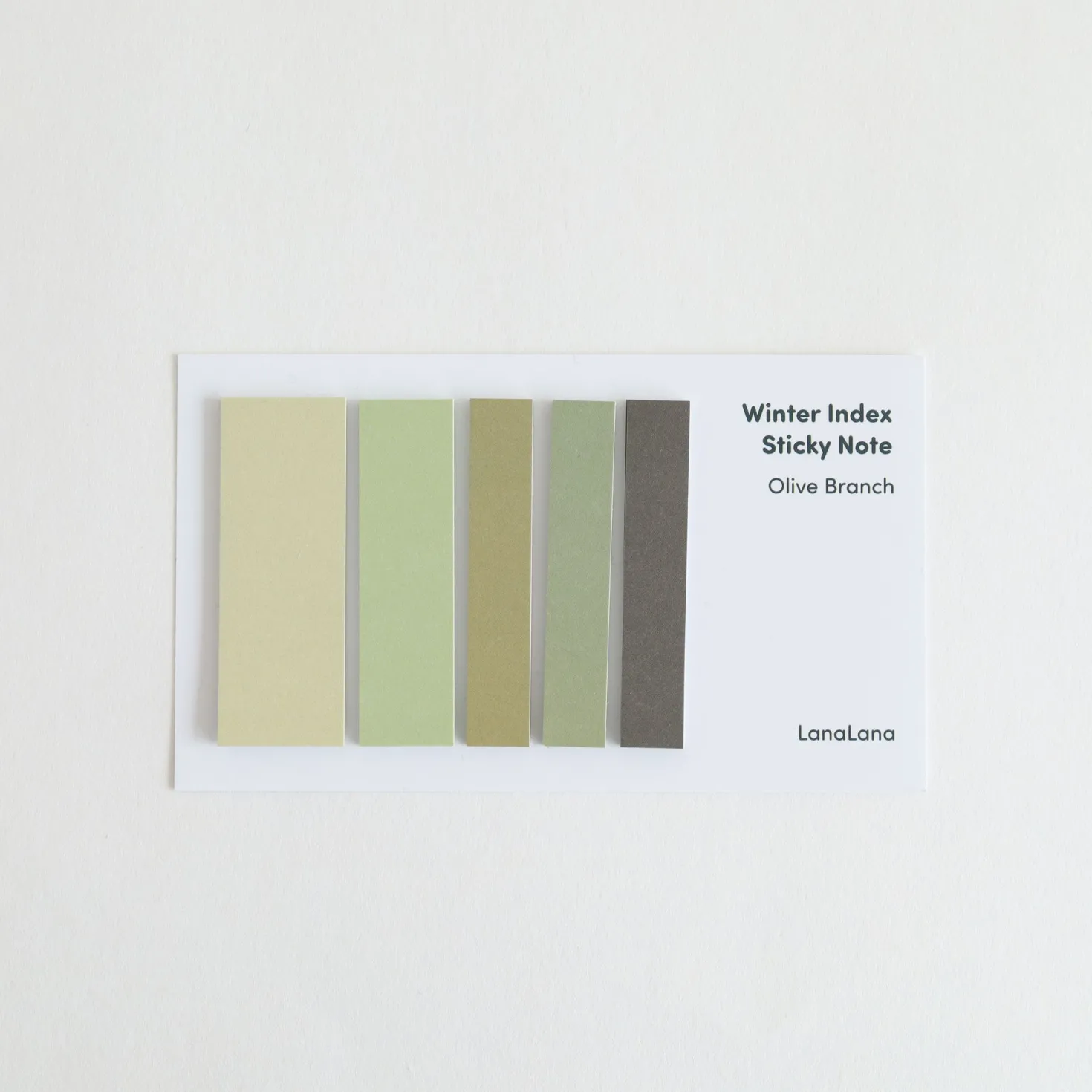 Winter Index Sticky Note