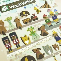 Wood Work Deco Sticker
