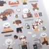 Work and Work Deco Sticker
