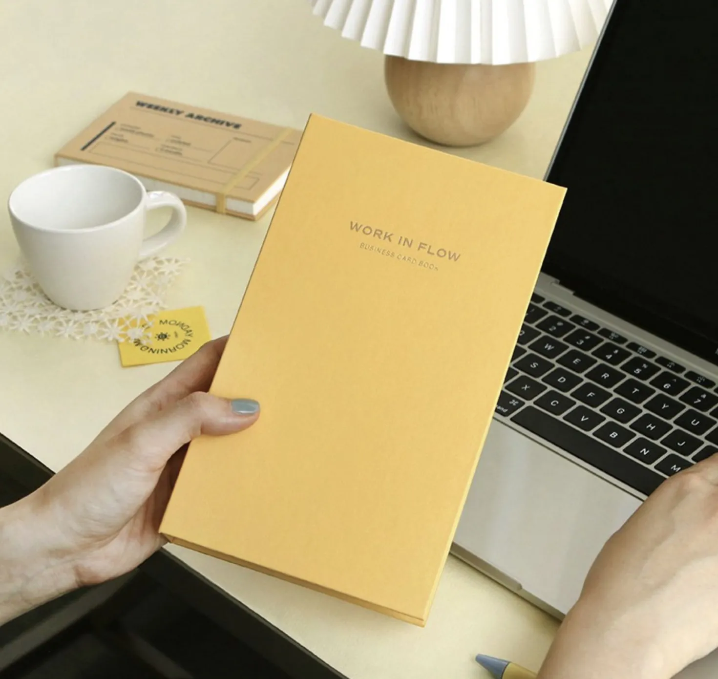 Work in Flow Business Card Book