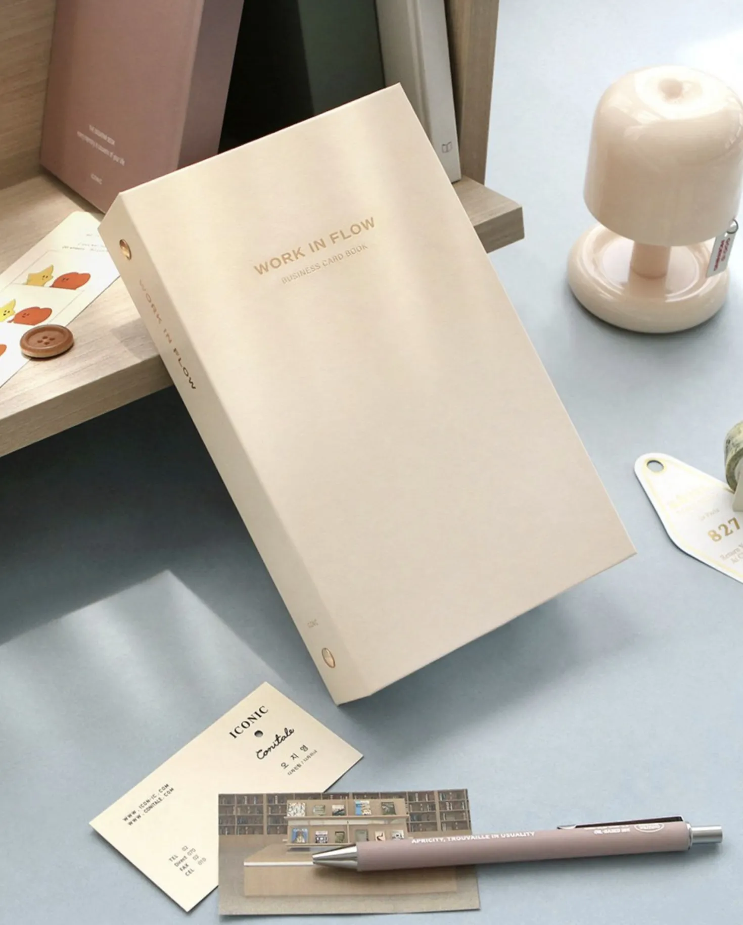 Work in Flow Business Card Book