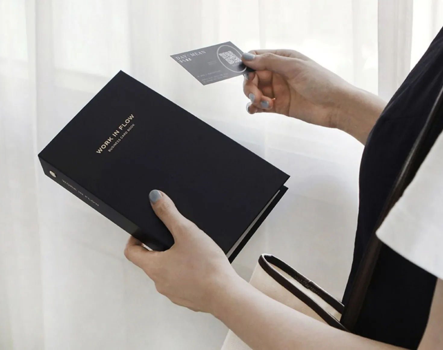 Work in Flow Business Card Book