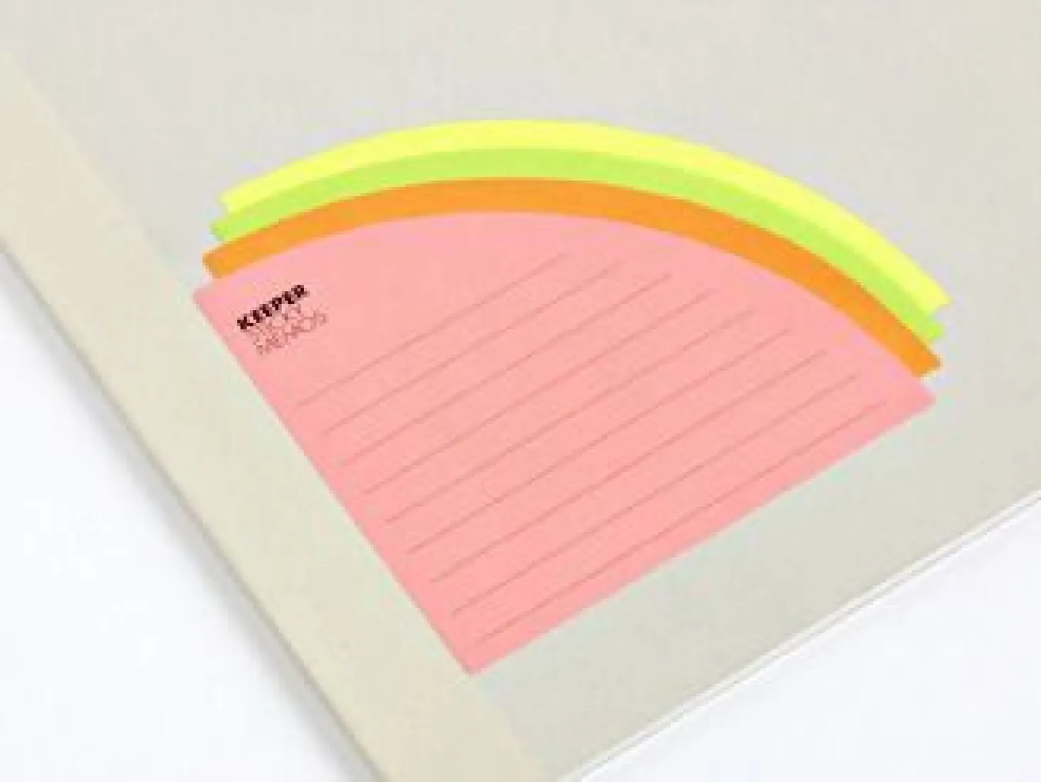 Yellow Corner Pocket Sticky Note