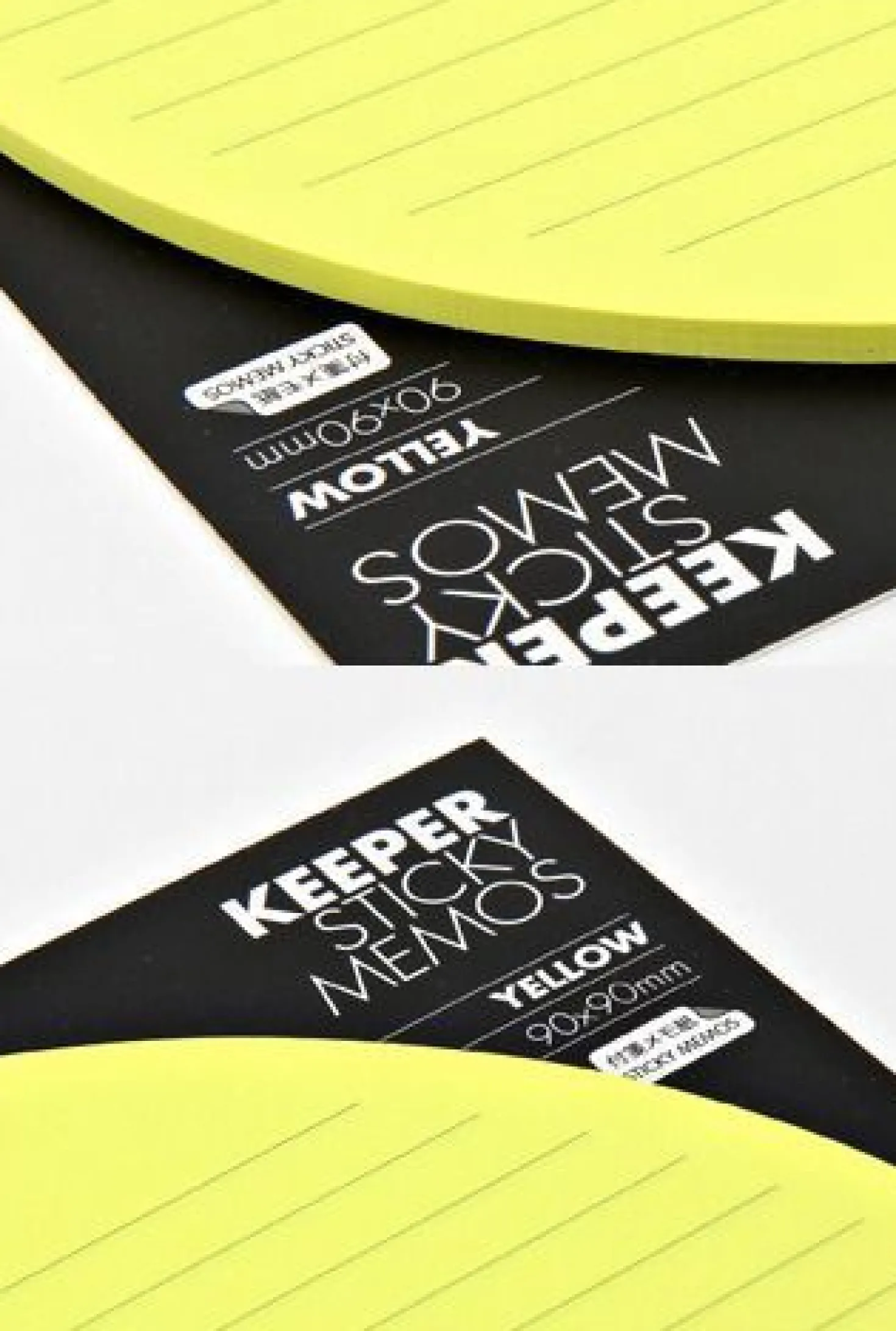 Yellow Corner Pocket Sticky Note