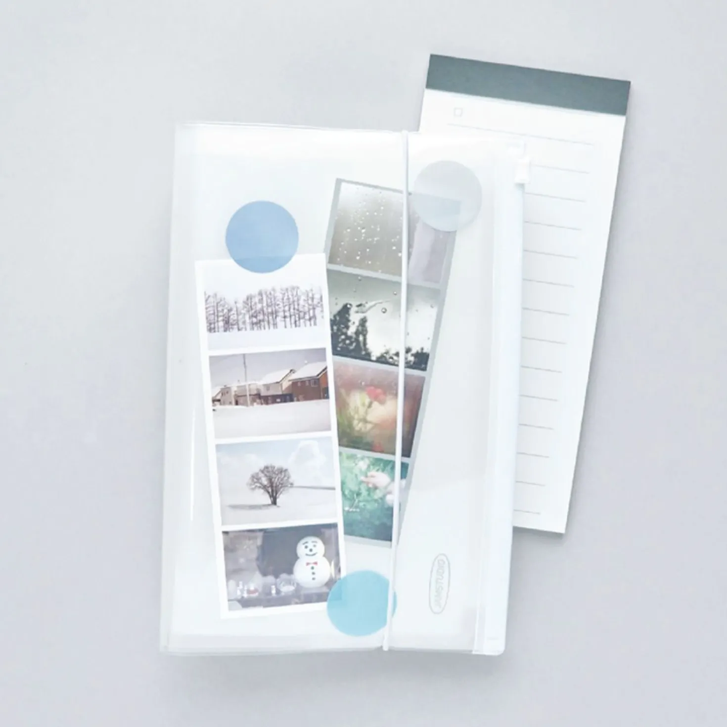 Zipper Sticker Pocket Binder