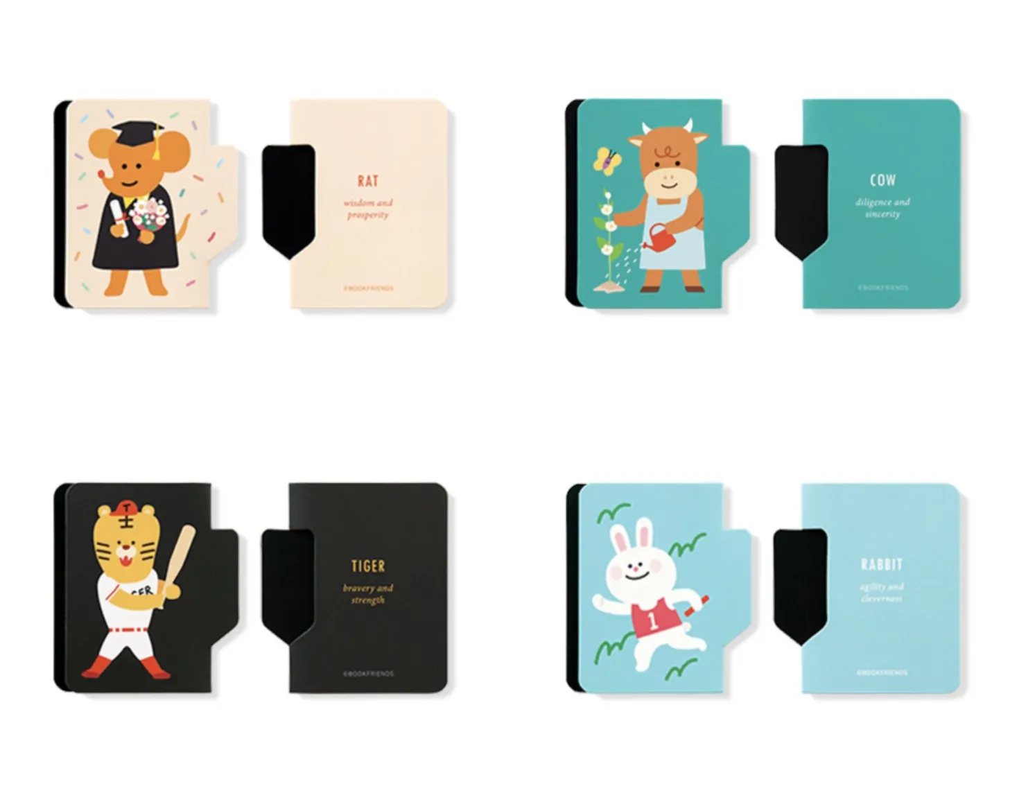 Zodiac Friends Magnetic Bookmark